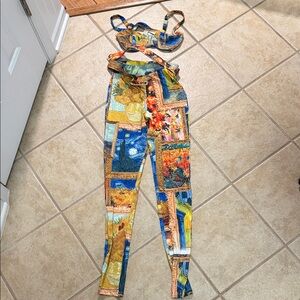 Colorful Printed Jumpsuit
